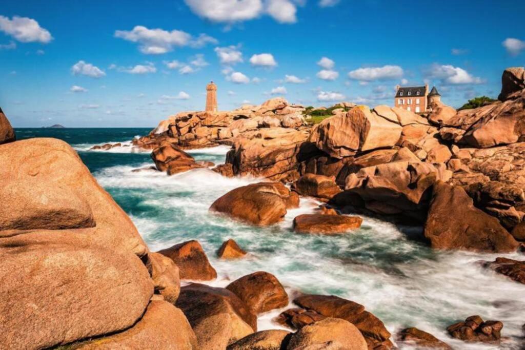 Belle maison néo-bretonne à 5 minutes de la mer Tréveneuc Esterno foto